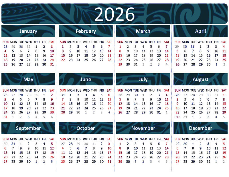 HIWA Board Meeting Schedule 2026